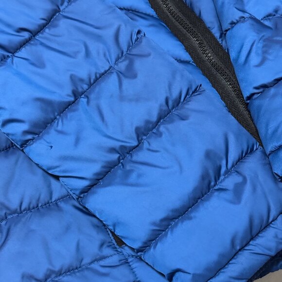 Everlast Puffer Jacket Blue Hooded Zip Front Quilted Coat Women’s M Polyester - Picture 11 of 13